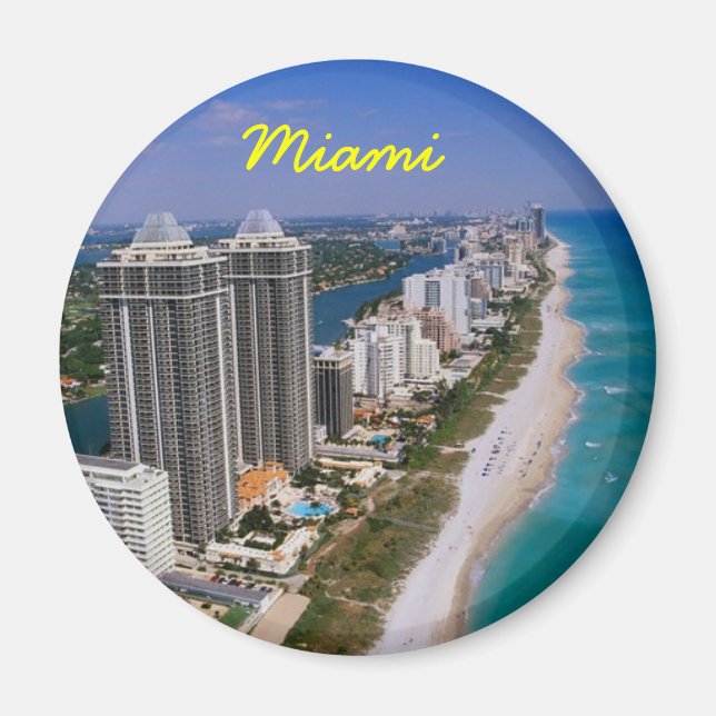Miami fridge magnet (Front)