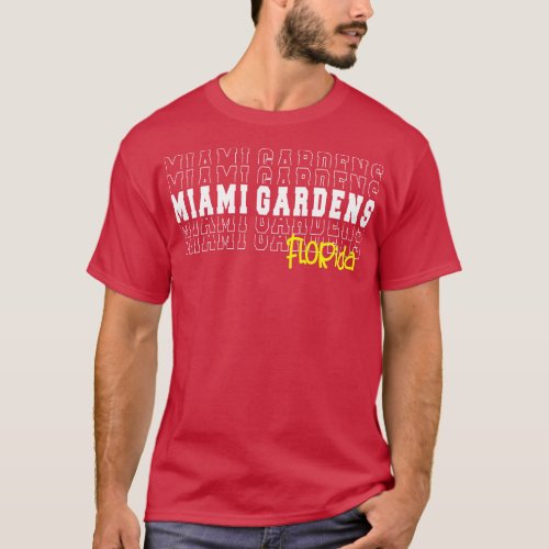 Miami Gardens city Florida Miami Gardens FL T_Shirt