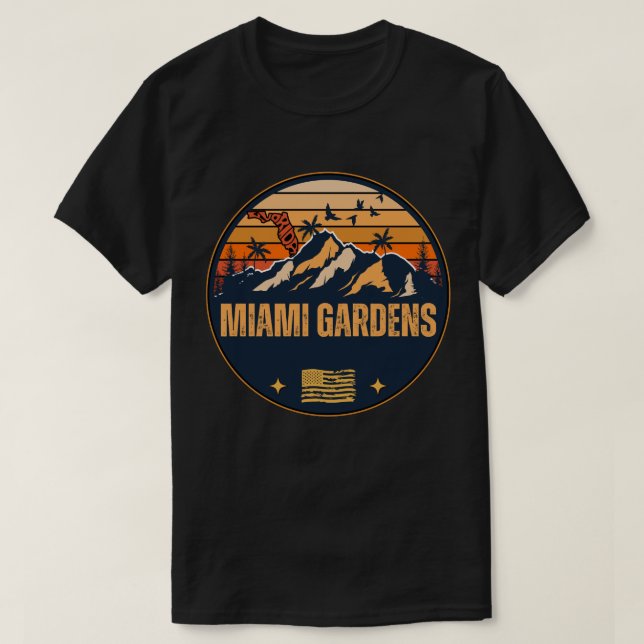 Miami Gardens, Florida  T-Shirt (Design Front)