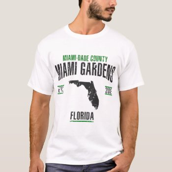 Miami Gardens T-shirt by KDRTRAVEL at Zazzle