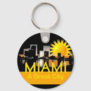 MIAMI Great City Keychain