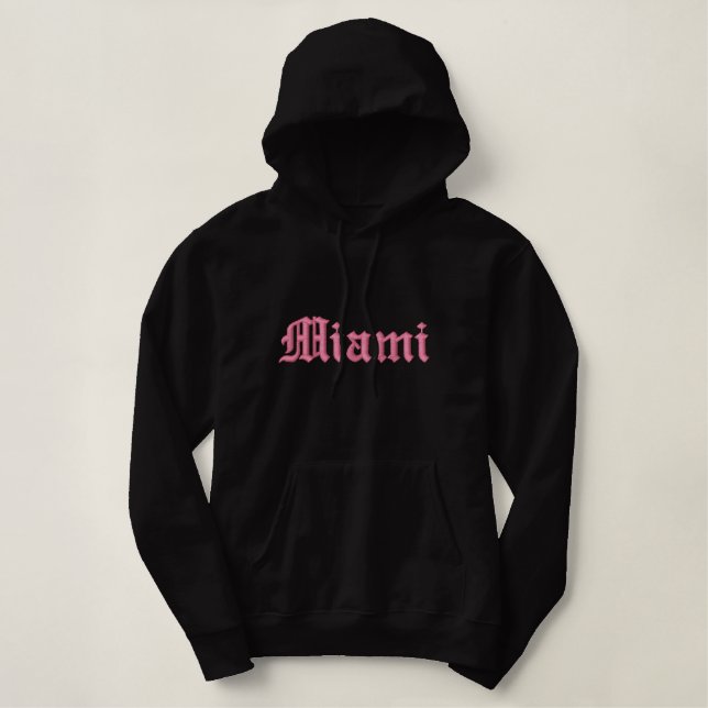 Miami Hooded Pullover (Design Front)