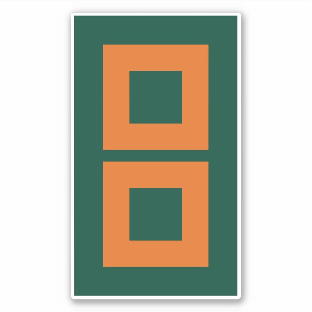 Miami Hurricane Warning Sticker (Front)