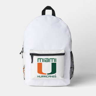 Miami Hurricanes Printed Backpack
