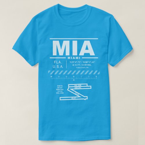 Miami International Airport MIA T_Shirt