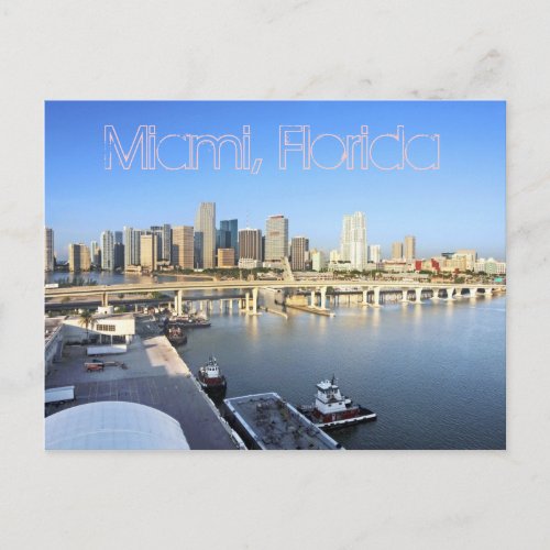 Miami International gateway to the World Postcard