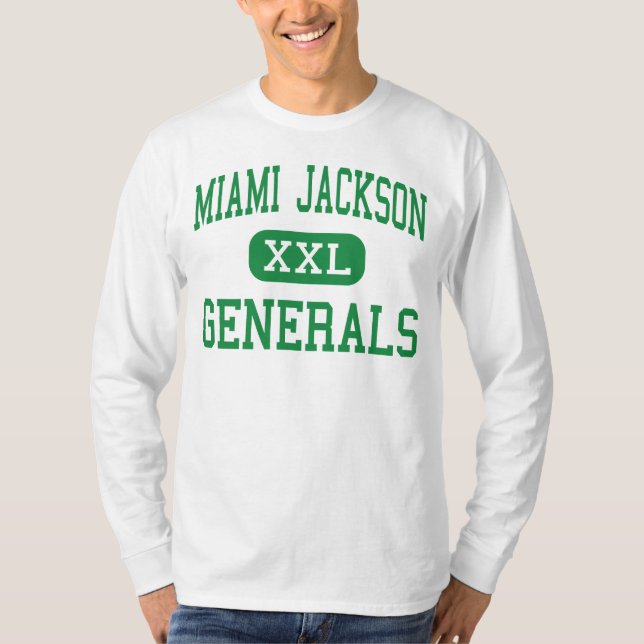 Miami Jackson - Generals - High - Miami Florida T-Shirt (Front)