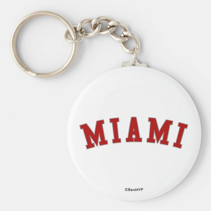 Miami Key Chain