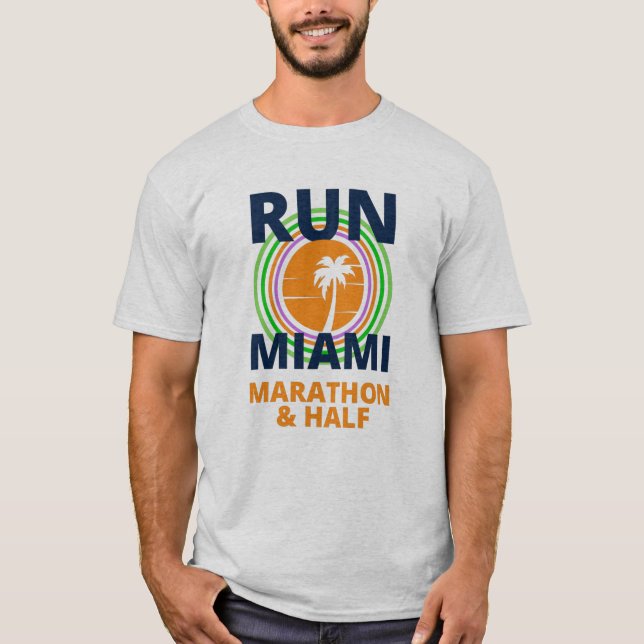 Miami Marathon Life Time 2022 T-Shirt (Front)