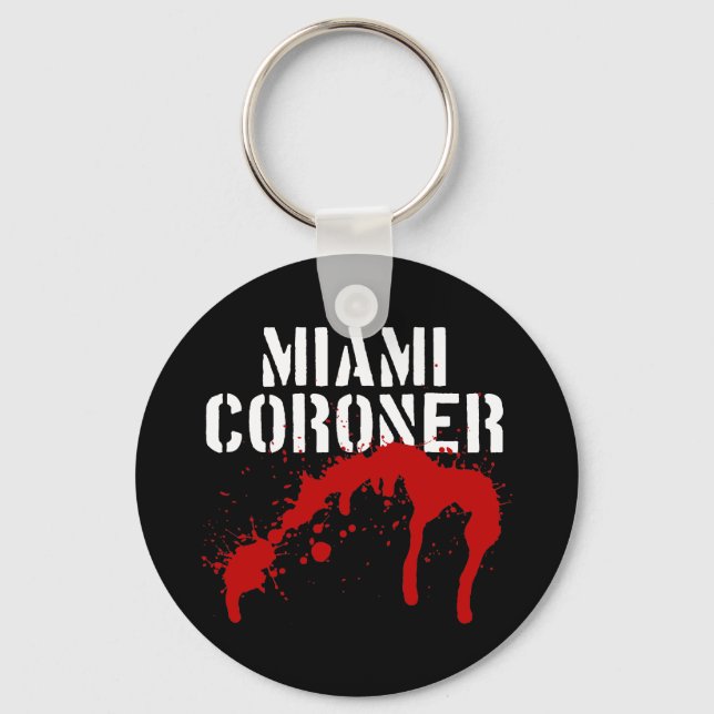 Miami Metro PD Coroner Keychain (Front)