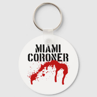 Miami Metro PD Coroner Keychain