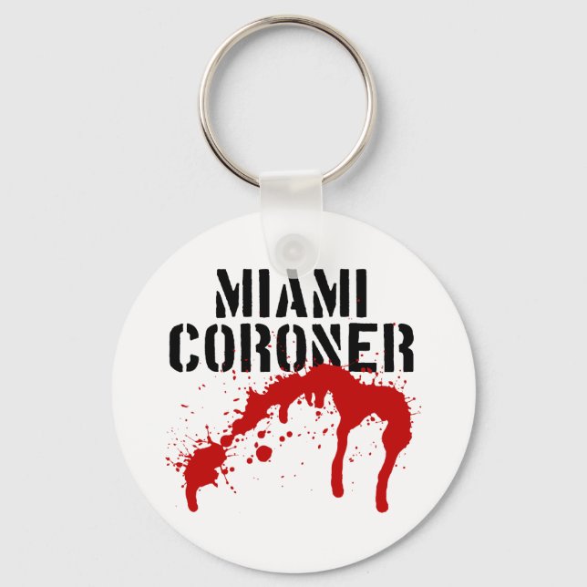 Miami Metro PD Coroner Keychain (Front)