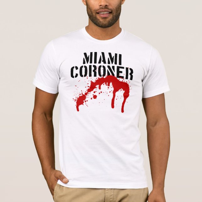 Miami Metro PD Coroner T-Shirt (Front)