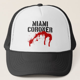 Miami Metro PD Coroner Trucker Hat