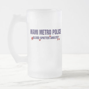 MIAMI METRO POLICE Beer Mug