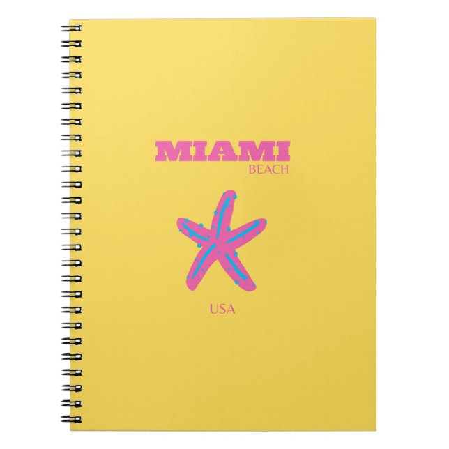 Miami, Miami Beach, Travel Art Notebook (Front)