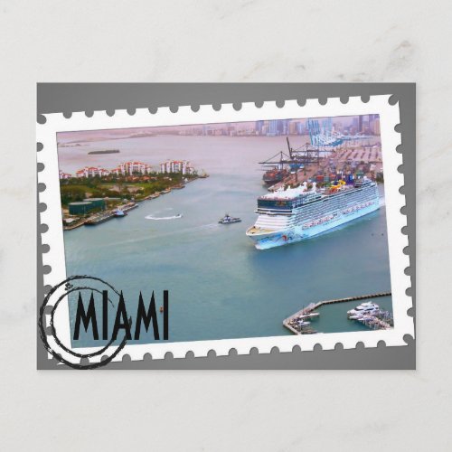 Miami MIAMI POSTCARD CUSTOMIZE IT Postcard