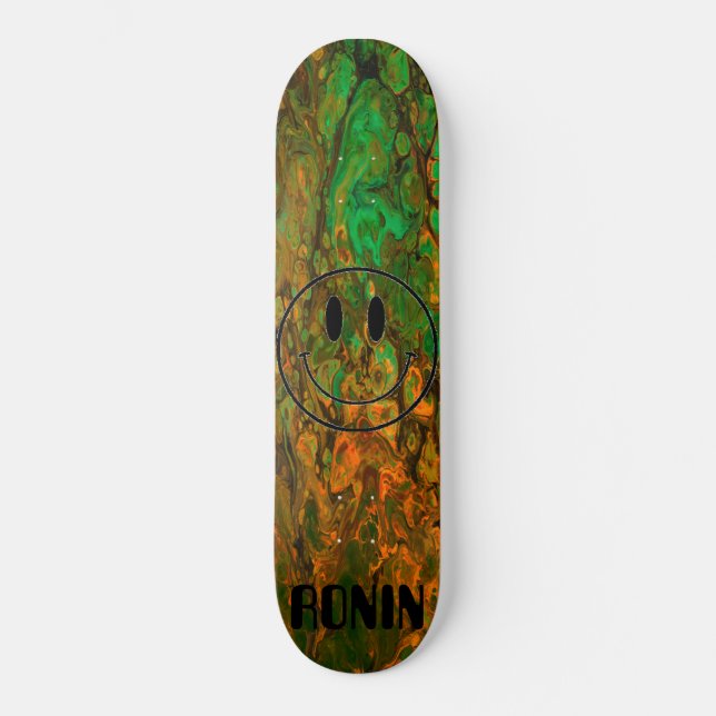 Miami Nice RONIN BRAND Skateboard Deck (Front)