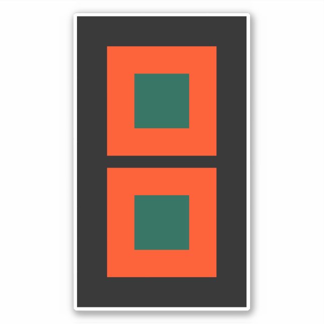 Miami Nights Hurricane Warning Sticker (Front)