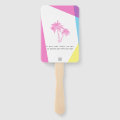 Miami Nights Wedding Favor Hand Fan | Zazzle