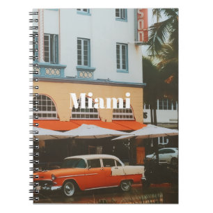 Miami Ocean Drive Travel Souvenir Notebook