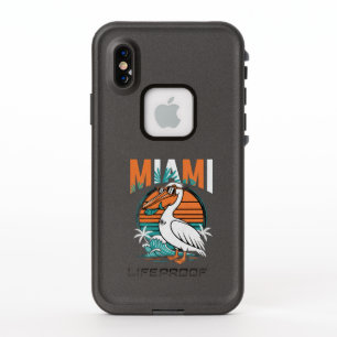 Miami Pelican Tropical Sunset Beach Design 