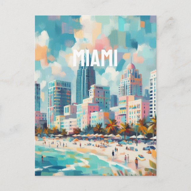 miami postcard (Front)