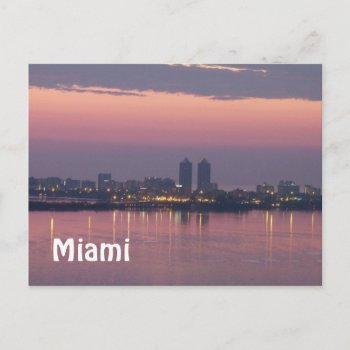 Miami Postcard by zzl_157558655514628 at Zazzle
