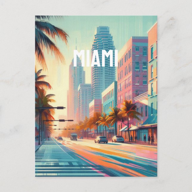 miami postcard (Front)