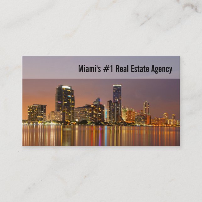 Miami Real Estate Business Card (Front)
