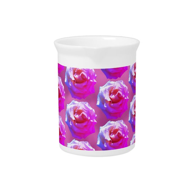 Miami Rose Blush Porcelaine Pitcher (Front)