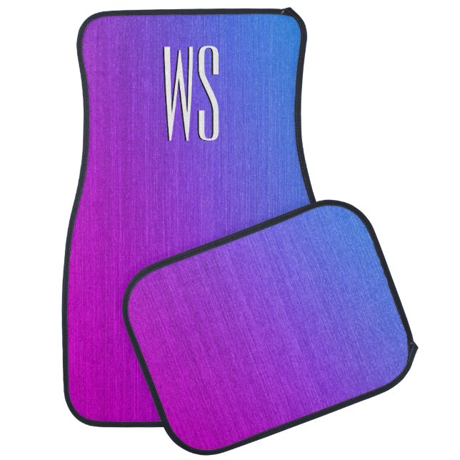 Miami Shine Monogram Car Mat (Set)