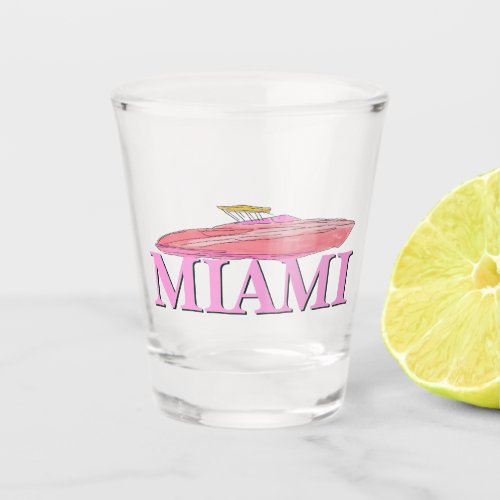 Miami shot glass