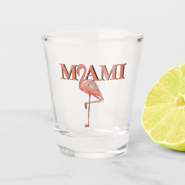 Miami shot glass (Front)