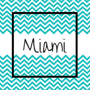 miami simple wave design t shirt