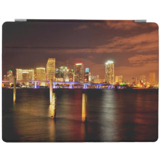 Miami skyline at night, Florida iPad Smart Cover