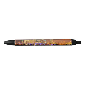 Miami skyline at night, Florida Pen