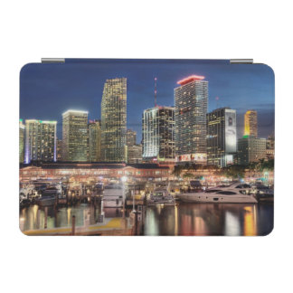 Miami skyline city in Florida iPad Mini Cover