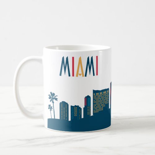 Miami Skyline Coffee Mug
