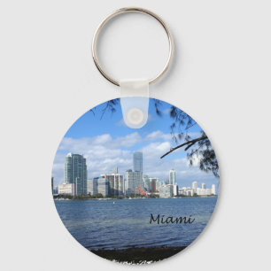 Miami Skyline Keychain