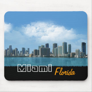 Miami Skyline Mouse Pad