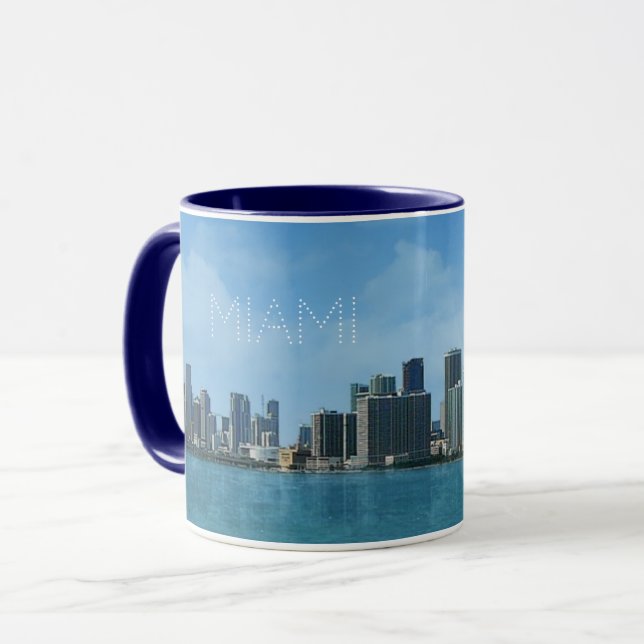 Miami Skyline Mug (Front Left)