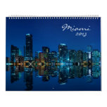 Miami Skyline Photo Calendar 2013 at Zazzle