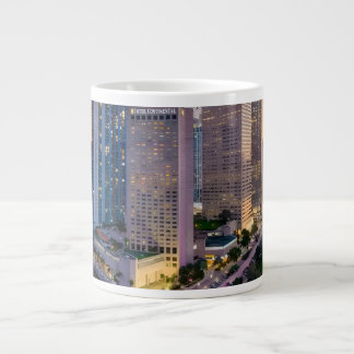 Miami Skyline Sunset with InterContinental Hotel Giant Coffee Mug