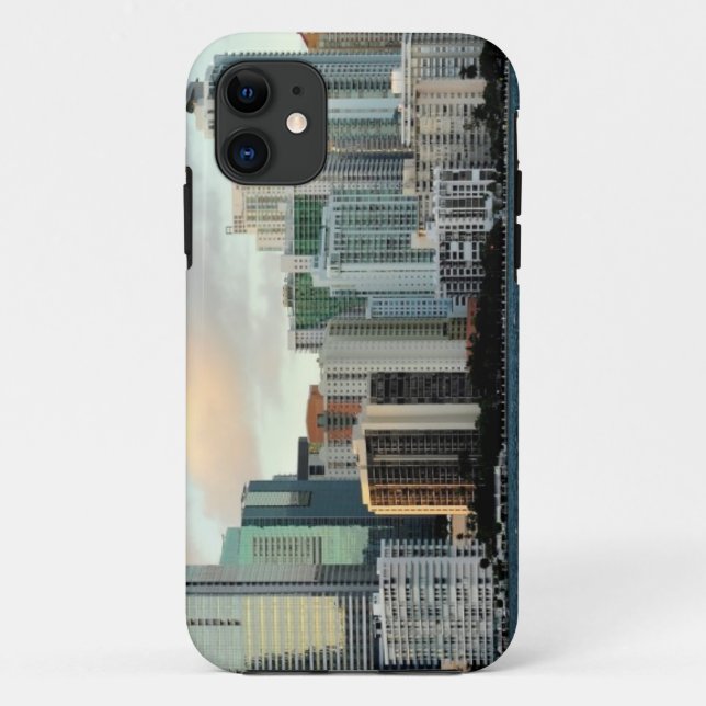 Miami skyscrapers against wide clear sky Case-Mate iPhone case (Back)