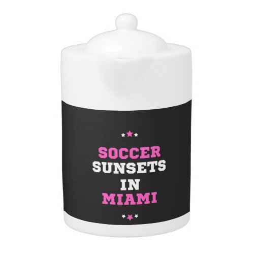 Miami Soccer Club Teapot