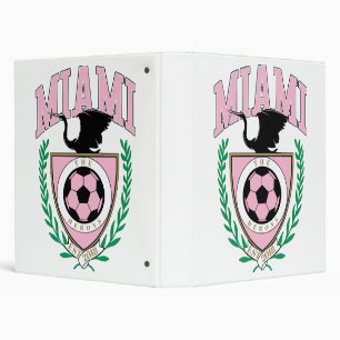 Miami Soccer Varsity Style  3 Ring Binder