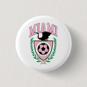 Miami Soccer Varsity Style Button