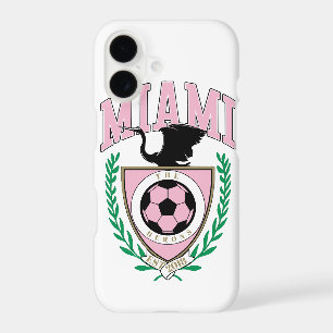 Miami Soccer Varsity Style iPhone 17 Case