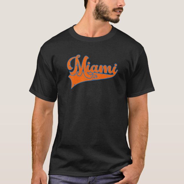 Miami  Souvenir Florida Hometown vintage T-Shirt (Front)